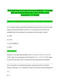 ISYE 6644 Final Exam Actual Summer 2026&sol;2027 &ndash; Complete Q&A with Detailed Rationales &vert; 100&percnt; Verified &vert; Pass Guaranteed &ndash; A&plus; Graded