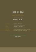 HESI CAT EXAM VERSIONS A&comma; B & C 2026&sol;2027 &vert; 300 Questions with Rationales &vert; Adaptive Test Prep &vert; Pass Guaranteed - A&plus; Graded