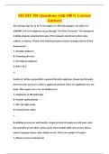 MGMT 301 Questions with 100&percnt; Correct&NewLine;Answers