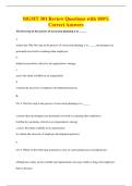 MGMT 301 Review Questions with 100&percnt;&NewLine;Correct Answers