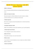 MGMT 301 Test 1 Questions with 100&percnt;&NewLine;Correct Answers