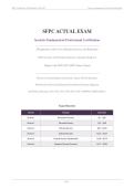 SFPC ACTUAL EXAM 2026&sol;2027 &vert; 200 Questions & Answers with Rationales &vert; Security Fundamentals Certification &vert; Pass Guaranteed - A&plus; Graded&NewLine;&NewLine;