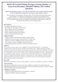 BIOD 103 Essential Biology Modules 1-4 Exam 2026-2027 QUESTIONS AND ANSWERS ALREADY GRADED&NewLine;A&plus;&period; 100&percnt; Verified Solutions &vert; Updated Per Latest Portage Learning Guidelines &vert; Graded A&plus;