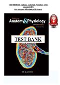 TEST BANK FOR Exploring Anatomy & Physiology in the &NewLine;Laboratory 4&sol;E &NewLine;Erin Amerman&period; All units 1 to 29 Covered