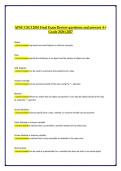 APSU CSCI 2010 Final Exam Review &vert; Practice Questions with Verified Answers 2026&sol;2027 A&plus; Grade 