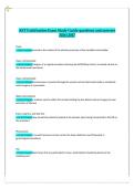 AST Certification Exam Study Guide &vert; Practice Questions with Verified Answers 2026&sol;2027 A&plus; Grade 