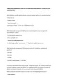 OPERATIONS MANAGEMENT PRACTICE TEST QUESTIONS AND ANSWERS &vert; COMPLETE STUDY GUIDE 2026&sol;2027