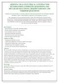 ARIZONA CR-11 ELECTRICAL CONTRACTOR EXAM 2026-2027 QUESTIONS AND ANSWERS ALREADY&NewLine;GRADED A&plus;&period; 100&percnt; Verified Solutions &vert; Updated Per Latest Guidelines &vert; Graded A&plus;