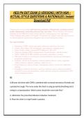 HESI PN EXIT EXAM &lbrace;3 VERSIONS &rcub; WITH NGN &ndash;&NewLine;ACTUAL-STYLE QUESTIONS & RATIONALES &vert; Instant&NewLine;Download Pdf&NewLine;