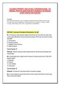 COLORADO PROPERTY AND CASUALTY INSURANCE EXAM &ndash; 126&NewLine;ORIGINAL PRACTICE QUESTIONS WITH ANSWERS & RATIONALES&NewLine;LATEST UPDATE THIS YEAR&period;PDF