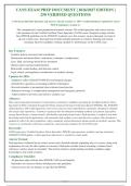CANS Exam 2026-2027 Questions and Answers Already Graded A&plus;&period; 100&percnt; Verified Solutions &vert; Updated Per Latest&NewLine;PSNCB Guidelines &vert; Graded A&plus;