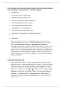 UTAH LEO EXAM &ndash; QUESTIONS AND ANSWERS &vert; VERIFIED AND WELL DETAILED ANSWERS &NewLine;&vert; PLUS RATIONALES &vert; GUARANTEED PASS &vert; LATEST EXAM UPDATE