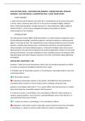 UTAH SFO FINAL EXAM &ndash; QUESTIONS AND ANSWERS &vert; VERIFIED AND WELL DETAILED &NewLine;ANSWERS &vert; PLUS RATIONALES &vert; GUARANTEED PASS &vert; LATEST EXAM UPDATE 