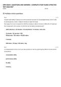 OPM EXAM 1 QUESTIONS AND ANSWERS &vert; COMPLETE STUDY GUIDE & PRACTICE TEST 2026&sol;2027&NewLine;