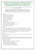 CJE Exam Newest 2026 Test Bank &vert; Complete 250 Real Exam&NewLine;Questions and Correct Detailed Answers &lpar;Verified Answers&rpar;&NewLine;with Explanations Already Graded A&plus; &lpar;Most Recent&excl;&excl;&rpar;
