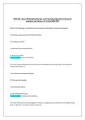 BSN 206 &ndash; Bowel Elimination&sol;Ostomy Care Final Quiz &lpar;Remotely Proctored&rpar; Questions and Answers &vert; Nightingale College &vert; 2026&sol;2027 &vert; Complete Exam Questions with Verified Answers