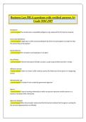 FBLA Business Law &ndash; Exam Prep Study Guide &lpar;2026&sol;2027&rpar; A&plus; Grade&vert;Complete Exam Preparation Study Guide