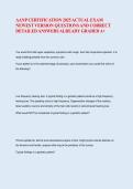AANP Certification 2025 Actual Exam&colon; Complete Practice Test with Verified Answers and Detailed Rationales
