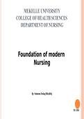Foundation of Modern Nursing&colon; Complete Course Guide on History&comma; Professional Development&comma; and Nursing Roles&NewLine;&NewLine;