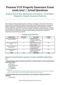 Pearson VUE Property Insurance Exam &ndash; Pearson VUE & State Department of Insurance &ndash; 2026&sol;2027 Edition &ndash; Questions and Answers for Prospective Property Insurance Producers
