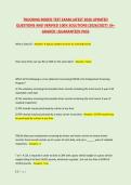 TRUCKING RODEO TEST EXAM LATEST 2026 UPDATED &NewLine;QUESTIONS AND VERIFIED 100&percnt; SOLUTIONS &lpar;2026&sol;2027&rpar; &vert;A&plus; &NewLine;GRADED &vert;GUARANTEED PASS