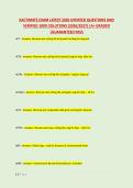 XACTIMATE EXAM LATEST 2026 UPDATED QUESTIONS AND &NewLine;VERIFIED 100&percnt; SOLUTIONS &lpar;2026&sol;2027&rpar; &vert;A&plus; GRADED &NewLine;&vert;GUARANTEED PASS 