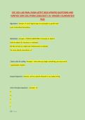 CSE 1321 LAB FINAL EXAM LATEST 2026 UPDATED QUESTIONS AND &NewLine;VERIFIED 100&percnt; SOLUTIONS &lpar;2026&sol;2027&rpar; &vert;A&plus; GRADED &vert;GUARANTEED &NewLine;PASS 