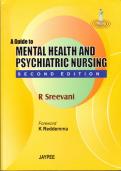 Mental Health and Psychiatric Nursing Exam Paper &ndash; Clinical Scenarios&comma; Theory Questions & Nursing Interventions