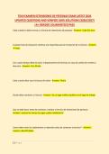 TDLR EXAMEN ESTENSIONES DE PESTANAS EXAM LATEST 2026 &NewLine;UPDATED QUESTIONS AND VERIFIED 100&percnt; SOLUTIONS &lpar;2026&sol;2027&rpar; &NewLine;&vert;A&plus; GRADED &vert;GUARANTEED PASS 