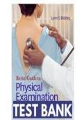 Updated Latest Test Bank for Bates' Guide to Physical Examination and History Taking 13th Edition by Lynn S&period; Bickley Physical Examination and Health Assessment Subject Health Assessment Course Comprehensive Practice Questions and Verified Answers&period;