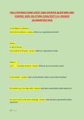 MLA CITATIONS EXAM LATEST 2026 UPDATED QUESTIONS AND &NewLine;VERIFIED 100&percnt; SOLUTIONS &lpar;2026&sol;2027&rpar; &vert;A&plus; GRADED &NewLine;&vert;GUARANTEED PASS 