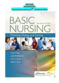 Updated Latest Test Bank for Basic Nursing Thinking Doing and Caring 2nd Edition by Leslie S&period; Treas Basic Nursing Fundamentals of Nursing Subject Nursing Fundamentals Course Comprehensive Practice Questions and Verified Answers&period;
