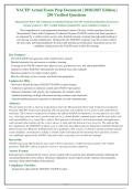 Massachusetts Nurse Aide Competency Evaluation Program &lpar;NACEP&rpar; Actual Exam Questions and Answers&NewLine;Already Graded A&plus;&period; 100&percnt; Verified Solutions &vert; Updated Per Latest Guidelines &vert; Graded A&plus;
