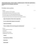 JOYCE PHARM EXAM 2 STUDY GUIDE &vert; PHARMACOLOGY II PRACTICE QUESTIONS & ANSWERS WITH RATIONALES 2026&sol;2027