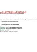 ATI Comprehensive Exit Exam Study Guide &vert; Comprehensive RN Review&comma; NGN Practice Questions&comma; Rationales & ATI Exit Exam Prep