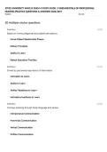 JOYCE UNIVERSITY NUR125 EXAM 4 STUDY GUIDE &vert; FUNDAMENTALS OF PROFESSIONAL NURSING PRACTICE QUESTIONS & ANSWERS 2026&sol;2027