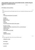 JOYCE UNIVERSITY NUR125 EXAM 2 KCR JEOPARDY REVIEW &vert; NURSING PRACTICE QUESTIONS & ANSWERS 2026&sol;2027