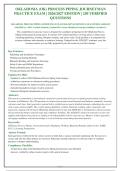 OKLAHOMA PROCESS PIPING JOURNEYMAN EXAM 2026-2027 QUESTIONS AND ANSWERS ALREADY&NewLine;GRADED A&plus;&period; 100&percnt; Verified Solutions &vert; Updated Per Latest Oklahoma Licensing Guidelines &vert; Graded A&plus;