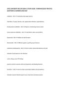 JOYCE UNIVERSITY BIO 290 EXAM 2 STUDY GUIDE &vert; PHARMACOLOGY PRACTICE QUESTIONS & ANSWERS 2026&sol;2027