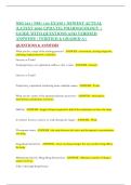 NSG 124 EXAM 1 NEWEST ACTUAL &lpar;LATEST 2026 UPDATE&rpar; PHARMACOLOGY GUIDE WITH CORRECT ANSWERS&period;&NewLine;BEST UPDATE&excl;