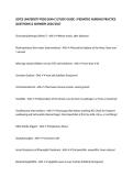 JOYCE UNIVERSITY PEDS EXAM 3 STUDY GUIDE &vert; PEDIATRIC NURSING PRACTICE QUESTIONS & ANSWERS 2026&sol;2027