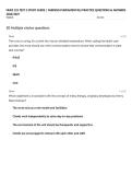 NURS 125 TEST 2 STUDY GUIDE &vert; NURSING FUNDAMENTALS PRACTICE QUESTIONS & ANSWERS 2026&sol;2027