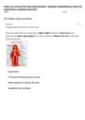 NURS 125 CUMULATIVE FINAL EXAM REVIEW &vert; NURSING FUNDAMENTALS PRACTICE QUESTIONS & ANSWERS 2026&sol;2027
