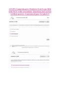 ATI PN Comprehensive Predictor Exit Exam 2026 &NewLine;with NGN&sol; with screenshots  Questions and correct &NewLine;verified answers&period; Guaranteed pass &sol;Graded A&plus; &NewLine;&NewLine;&NewLine;&NewLine;