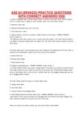 ASE A5 &lpar;BRAKES&rpar; PRACTICE QUESTIONS WITH CORRECT ANSWERS 2026&period;