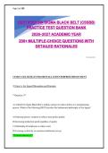 Six Sigma Black Belt &lpar;CSSBB&rpar; Exam Prep 2026-2027&colon; 200&plus; Practice Questions & Rationales