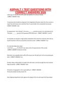 ASPHALT 2 QUESTIONS WITH CORRECT ANSWERS 2026