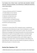 FCLE FLORIDA CIVIC LITERACY EXAM &ndash; QUESTIONS AND ANSWERS &vert; VERIFIED&NewLine;AND WELL DETAILED ANSWERS &vert; PLUS RATIONALES &vert; DOWNLOAD AND PASS &vert;&NewLine;LATEST EXAM UPDATE