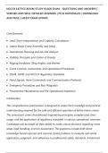 NCCCO LATTICE BOOM STUDY GUIDE EXAM &ndash; QUESTIONS AND ANSWERS &vert;&NewLine;VERIFIED AND WELL DETAILED ANSWERS &vert; PLUS RATIONALES &vert; DOWNLOAD&NewLine;AND PASS &vert; LATEST EXAM UPDATE