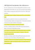 AHIP 2026 Final Exam Questions with verified answers&period;